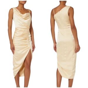 Lavish Alice Cowl Neck Maxi Dress Satin​​​